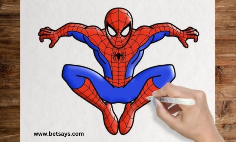 drawing:7barsug8u0w= spiderman